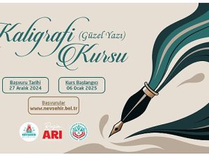 KAPEM’de Kaligrafi (Güzel Yazı) Kursu Açılacak