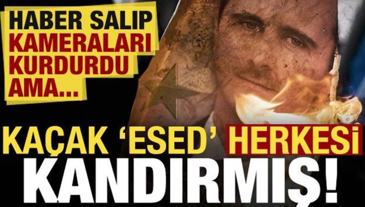 Rusya’ya kaçan Esed herkesi kandırmış! Haber salıp kameraları kurdurdu ama…