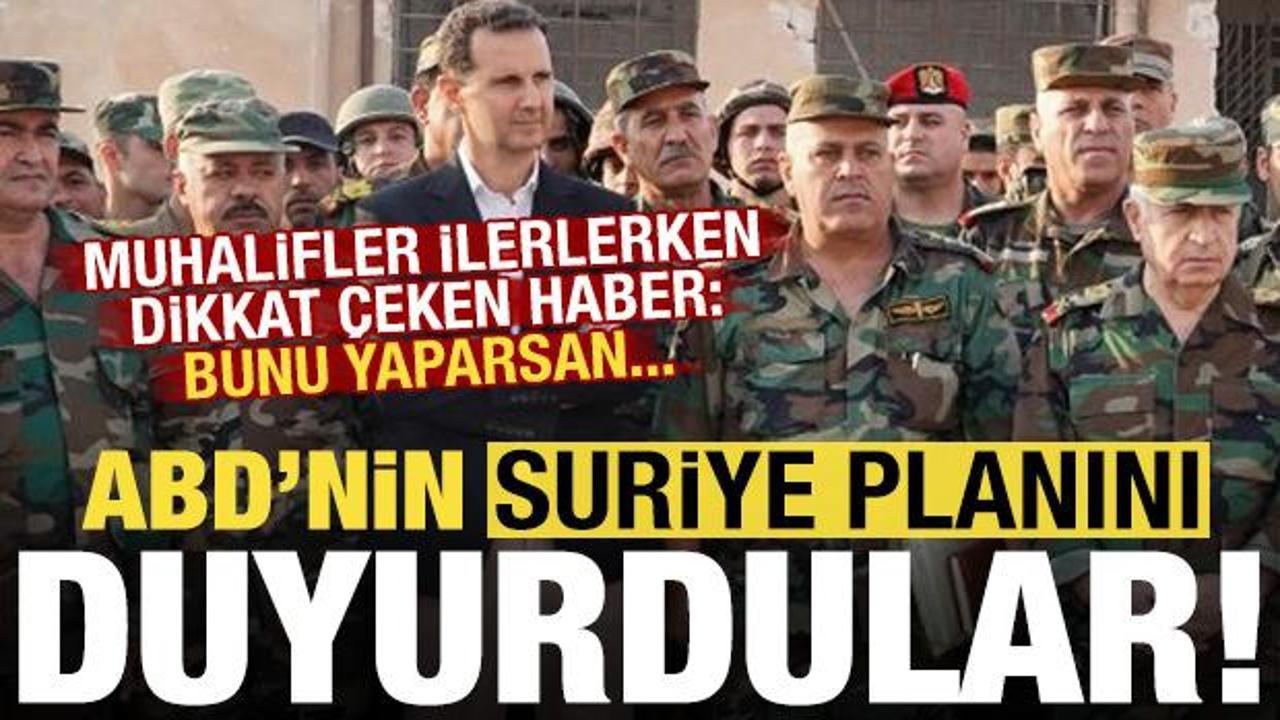 Son dakika: ABD’nin ‘Suriye’ planını duyurdular! Esed’e çarpıcı teklif: Bunu yaparsan…