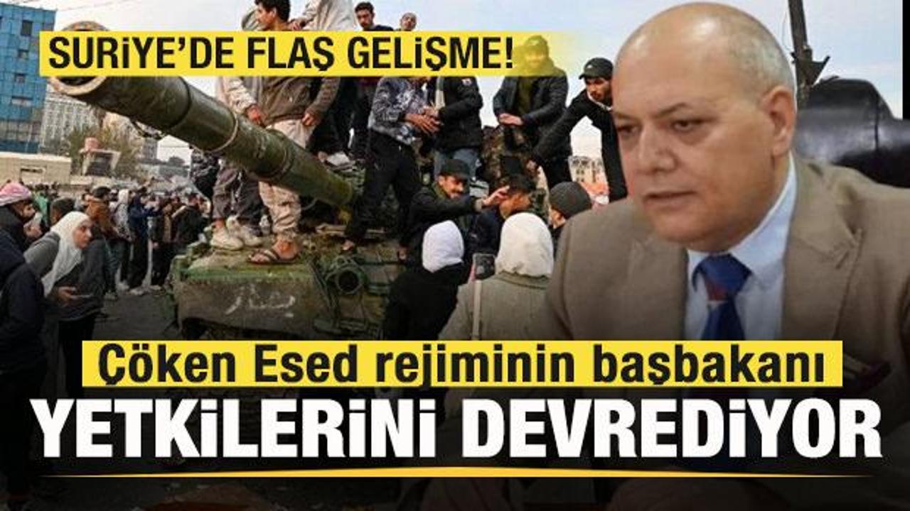 Suriye’de son dakika gelişmesi! Çöken Esed rejiminin başbakanı yetkilerini devrediyor