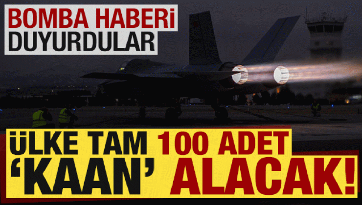 ABD basını bombayı patlattı: Ülke 100 adet KAAN almayı planlıyor!