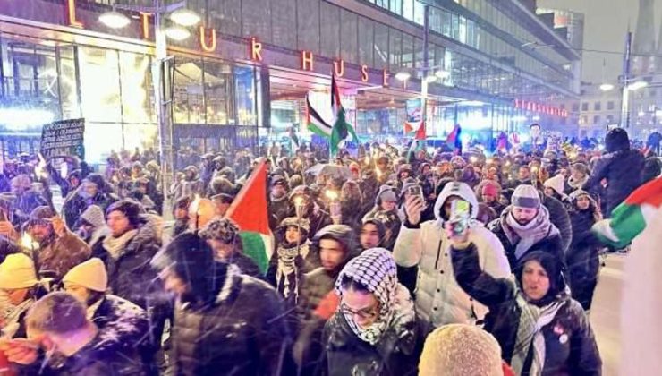 İsveç’te yüzlerce kişi, Gazze için yılbaşı kutlamasını iptal etti