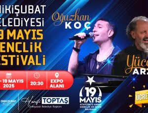 Onikişubat Gençlik Festivali, Oğuzhan Koç konseriyle başlıyor!