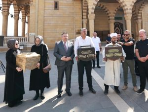 Kabe Örtüleri ve Mukaddes Emanetler Kahramanmaraş’a ulaştı